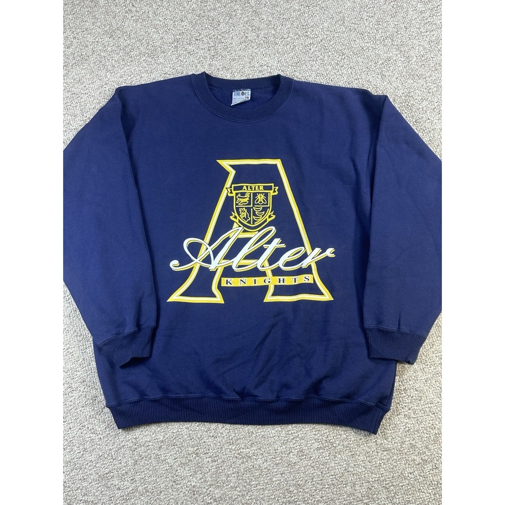 Vintage 90's Time Out Oversized Crew Neck Sweatshirt Men's Size XL Alter Knights